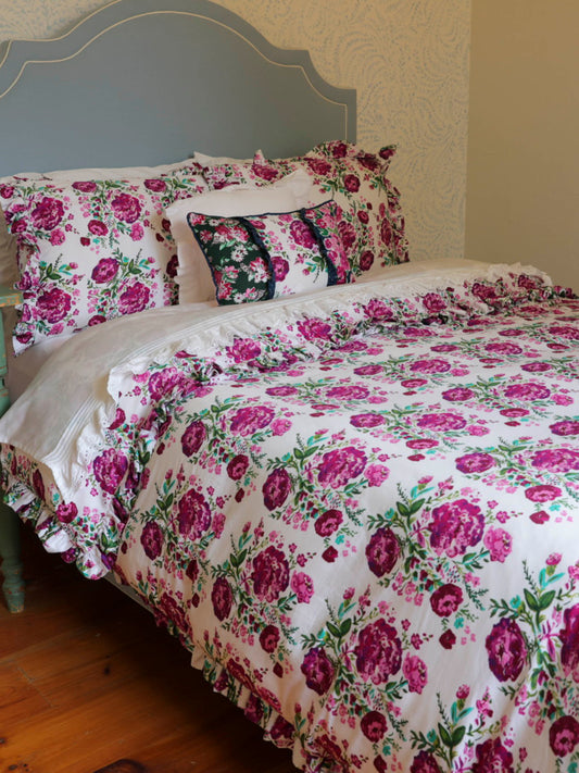 Duvet Cover + Sham(s) - Autumn Flowers