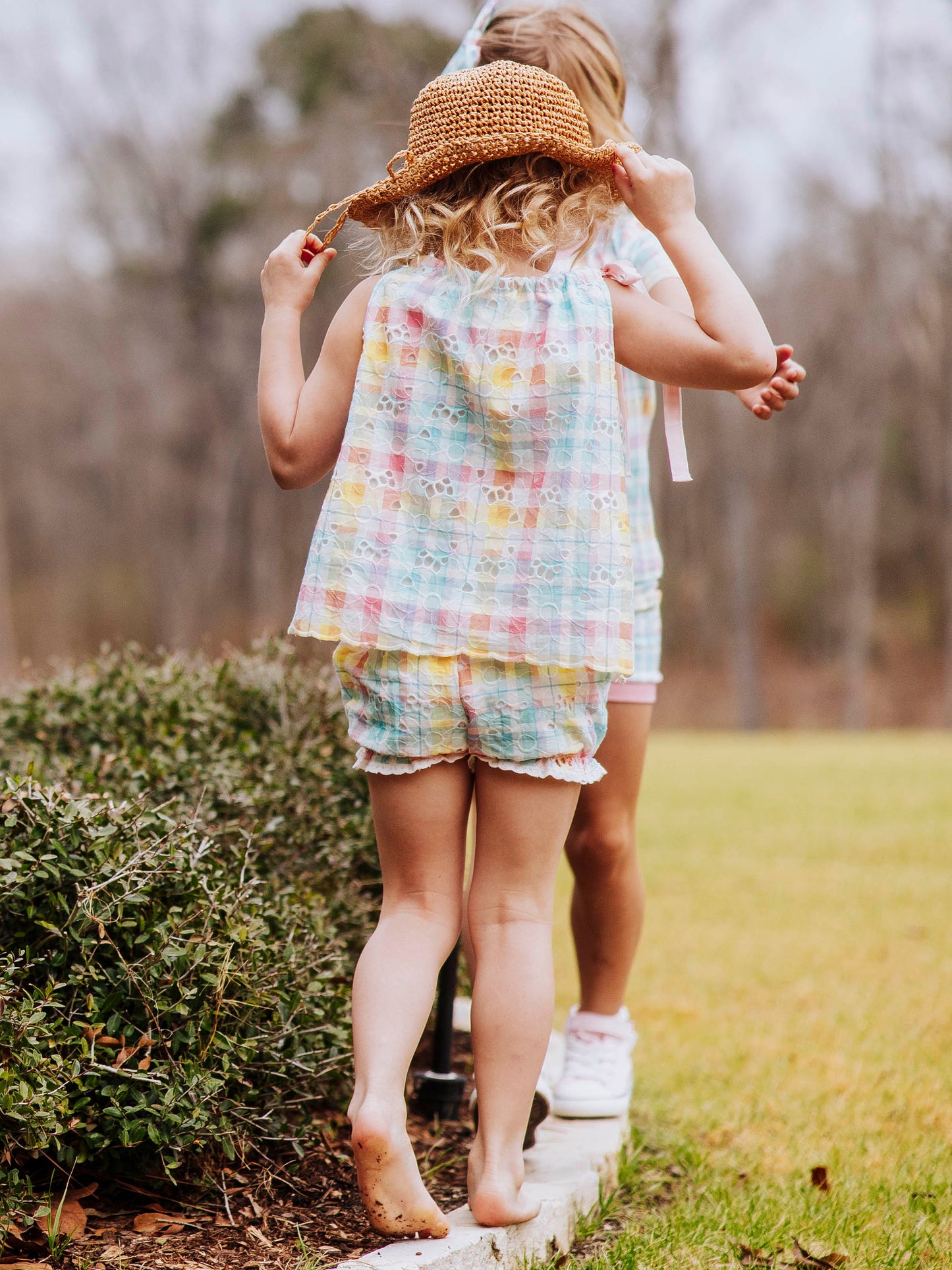 Lace Play Set - Sunny Day Plaid