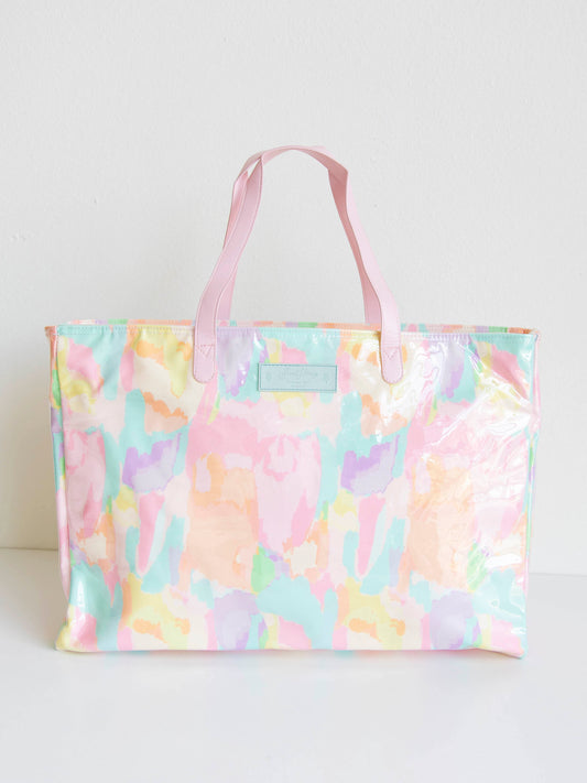 XL Insulated Tote - Cotton Candy Splash