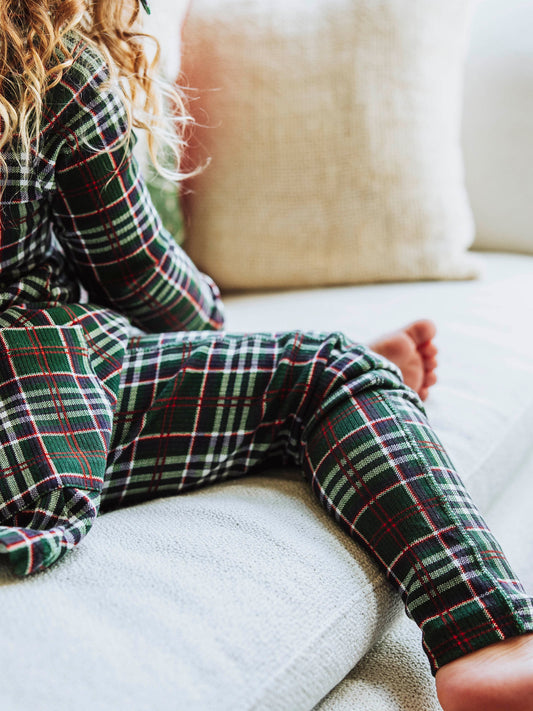 Fitted Ribbed Leggings - Christmas Traditions