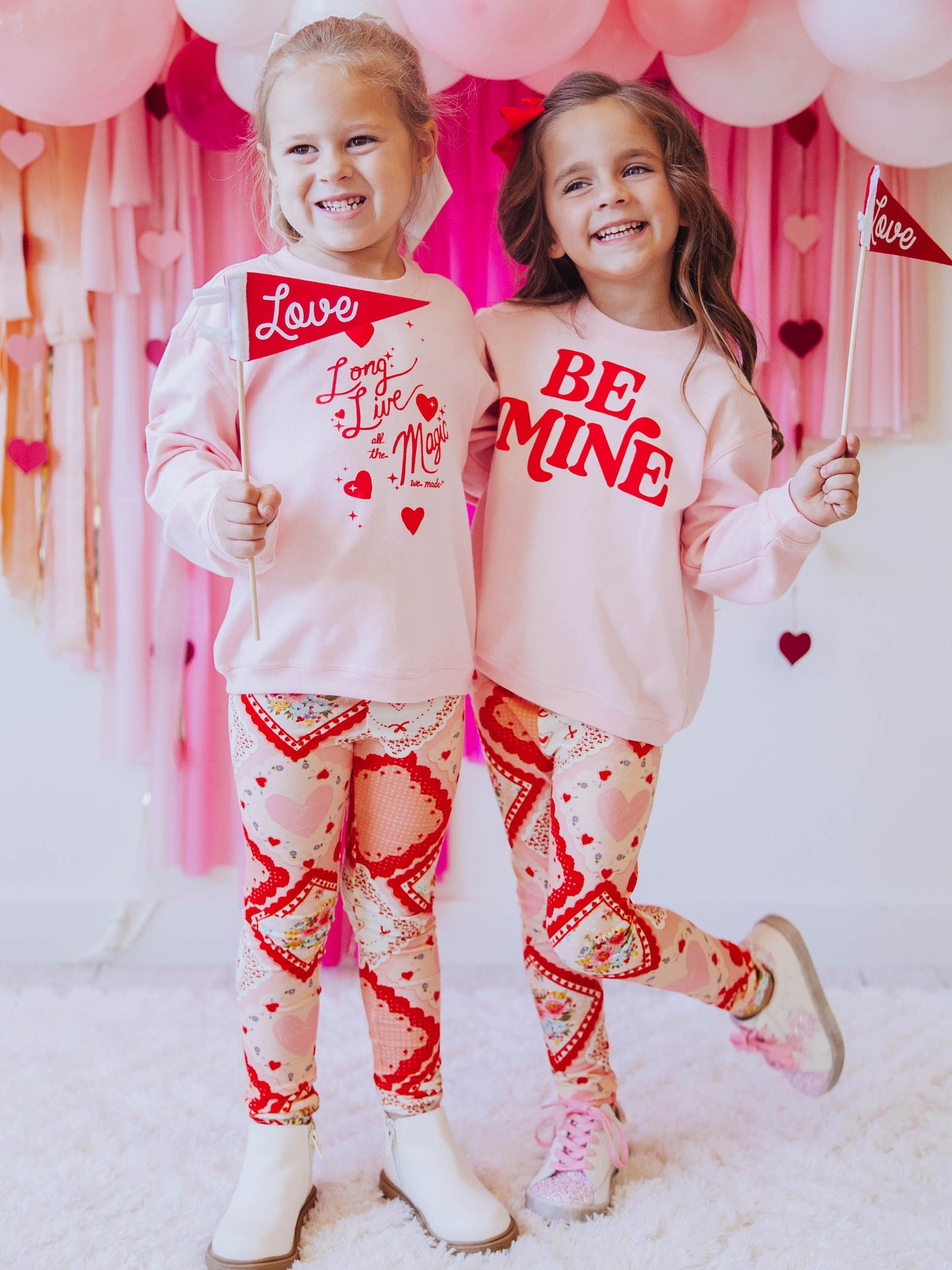 Frankie Leggings - Valentines Patchwork