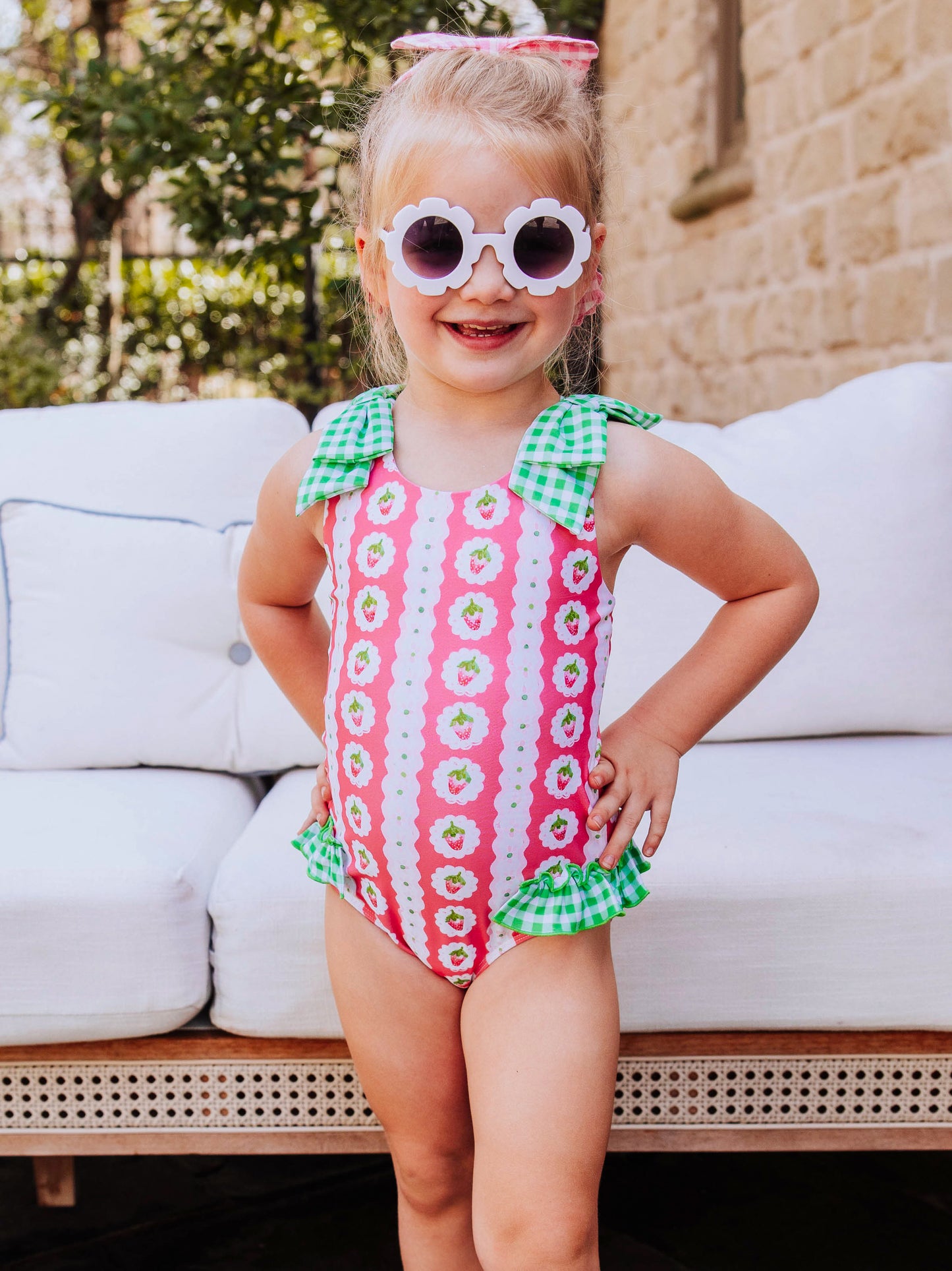 Melanie One Piece - Strawberry Patch