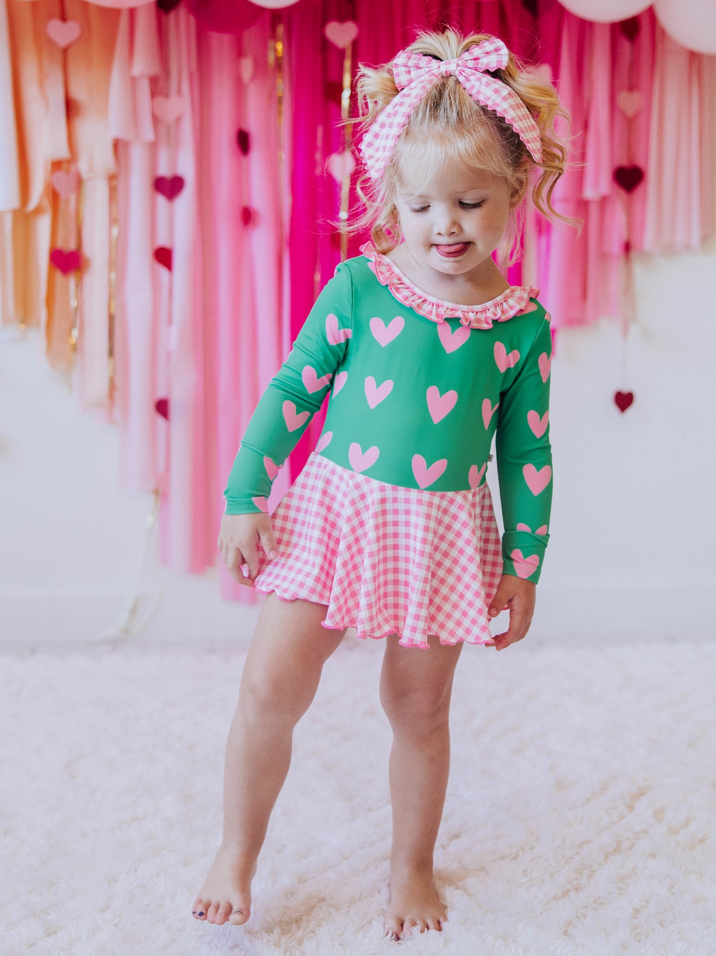 Skirted Leotard - Heartbreaker in Green