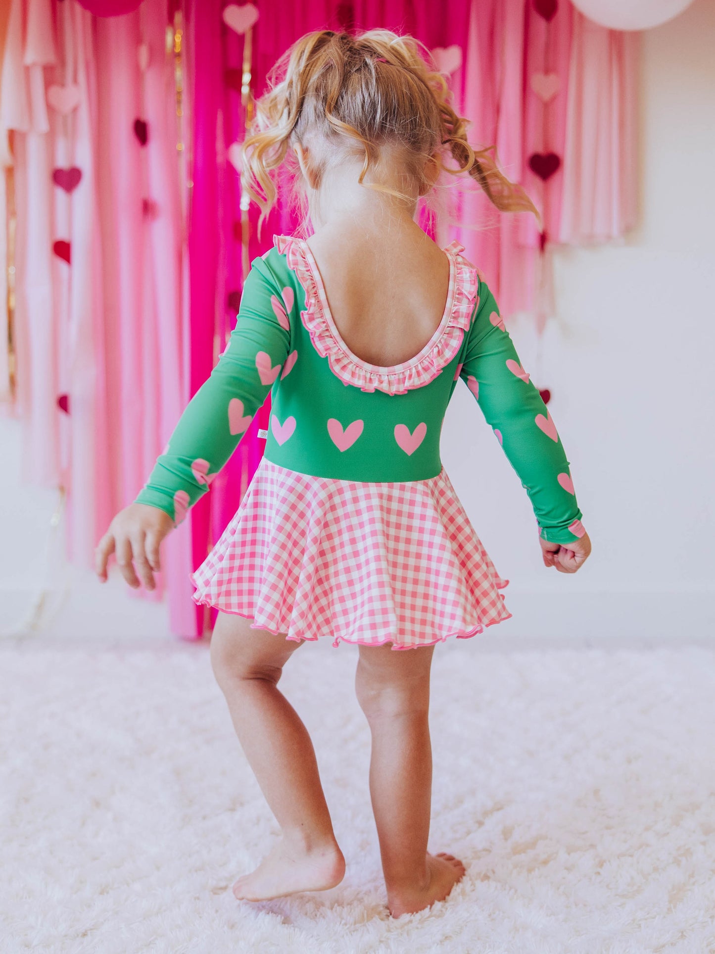 Skirted Leotard - Heartbreaker in Green