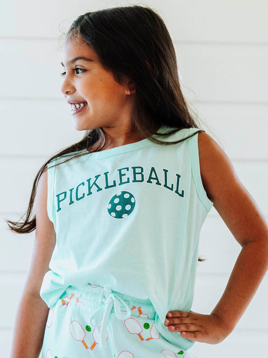 Graphic Tank - Pickleball Sky Blue