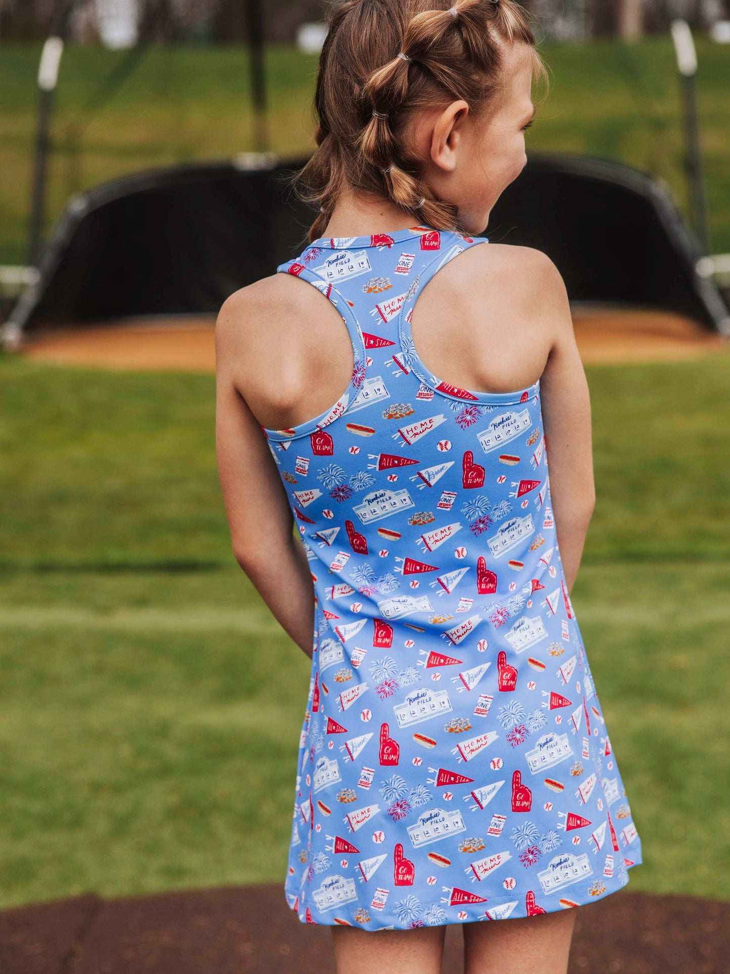 Racerback Tank Dress - Ballpark