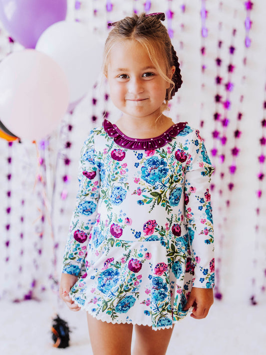 Skirted Leotard - Autumn Breeze