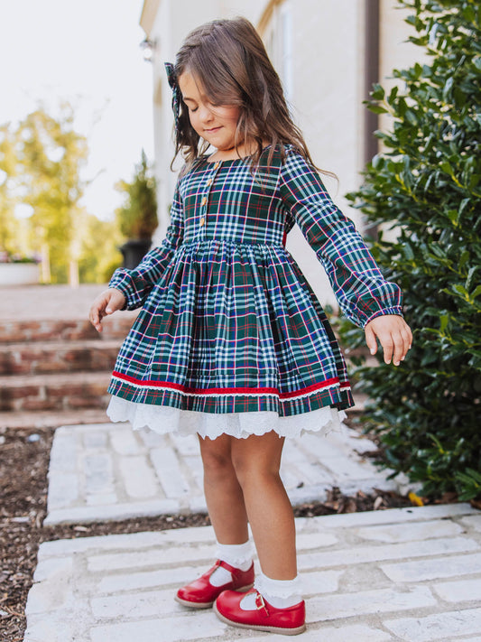 Margo Dress - Christmas Traditions (Size Up)