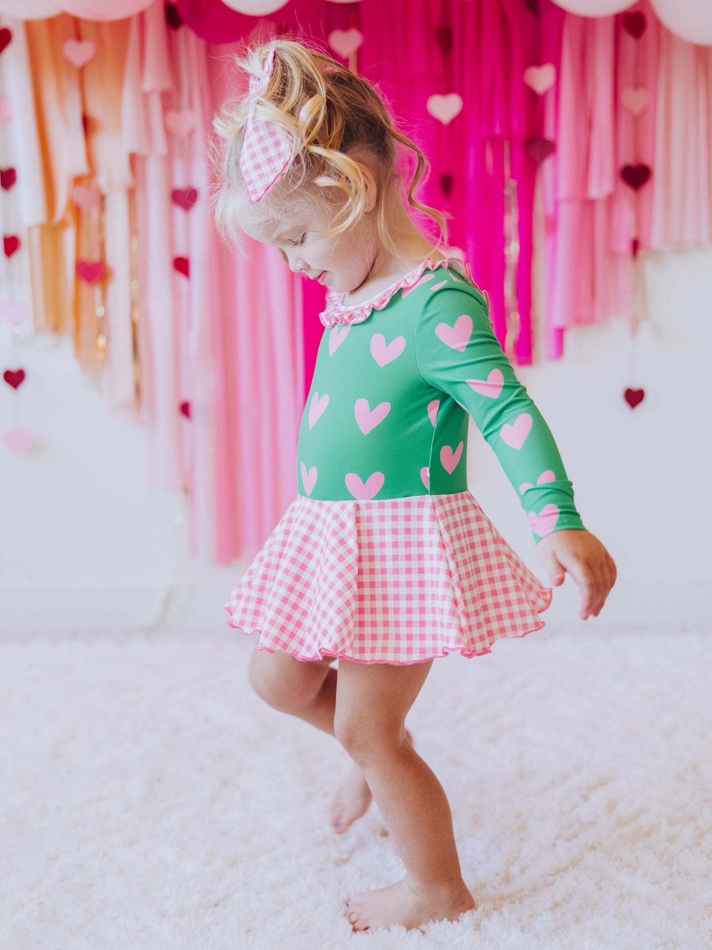 Skirted Leotard - Heartbreaker in Green