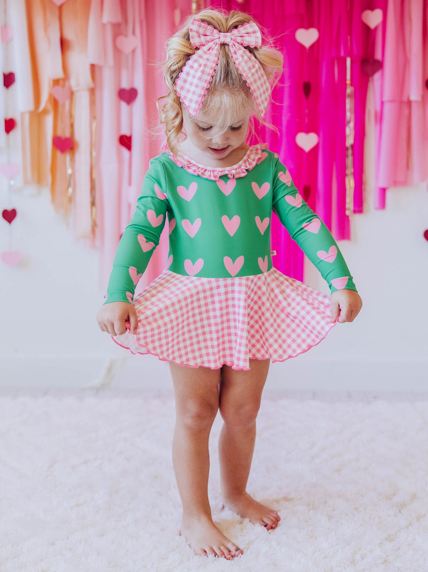 Skirted Leotard - Heartbreaker in Green