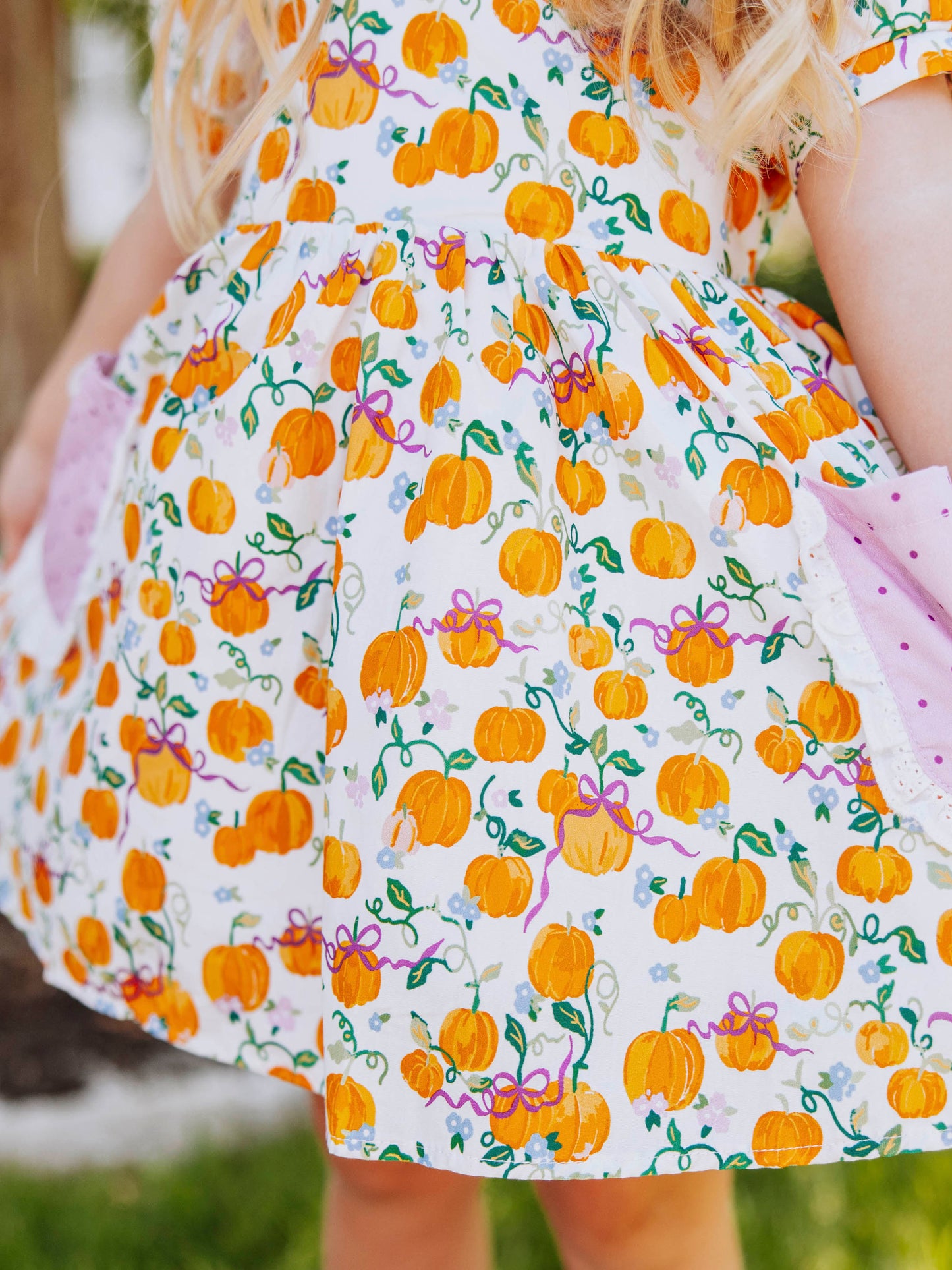 Ruffled Pocket Tunic Set - Little Pumpkin Princess