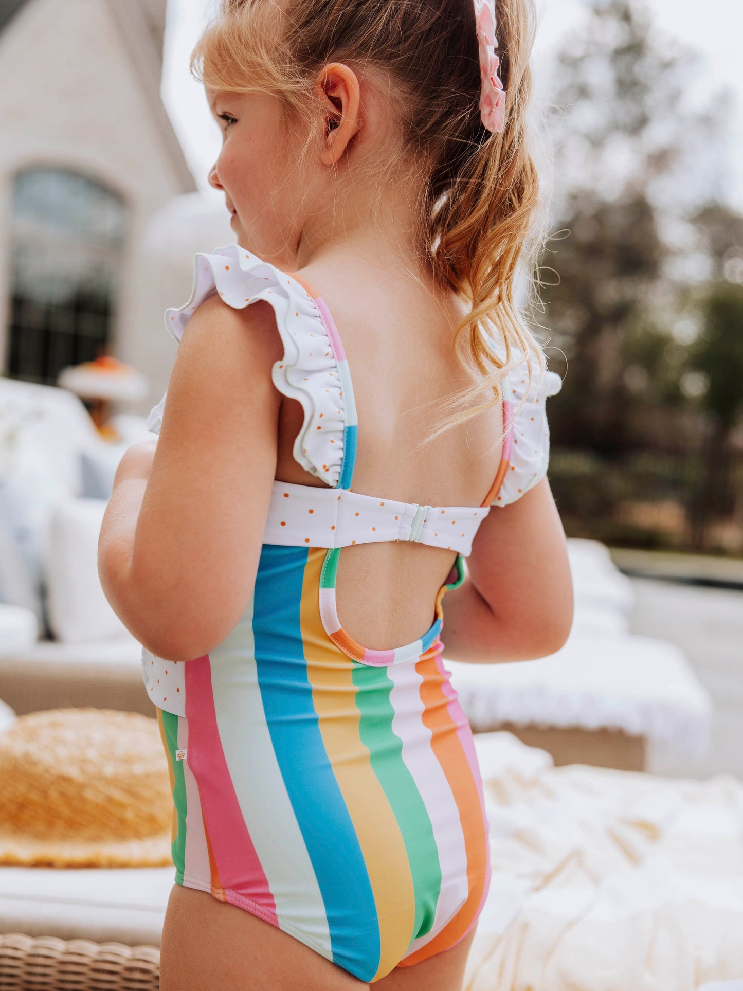 Maisie One Piece - Rainbow Stripes