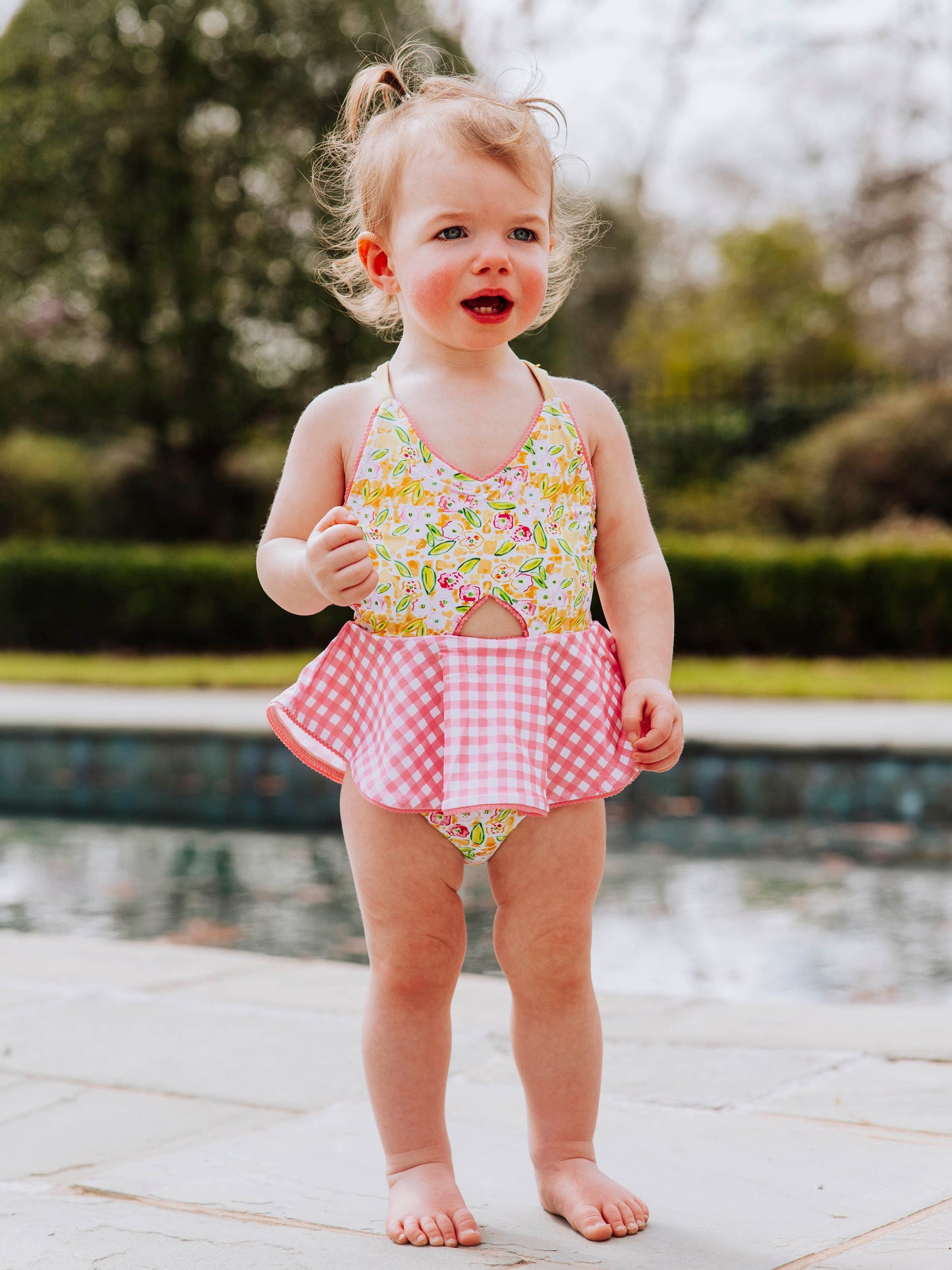 Morgan Skirted One Piece - Happy Yellow
