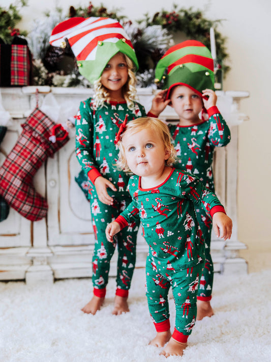 Cloud Fitted Pajamas - Elves
