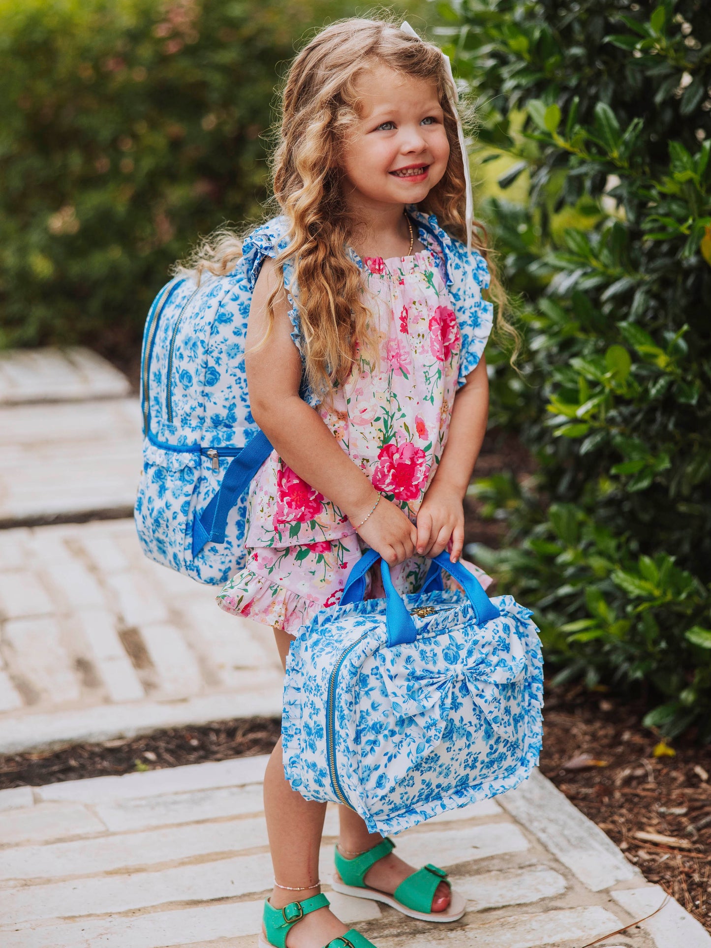 Seelie Bow Lunch Kit - Blooming Blues