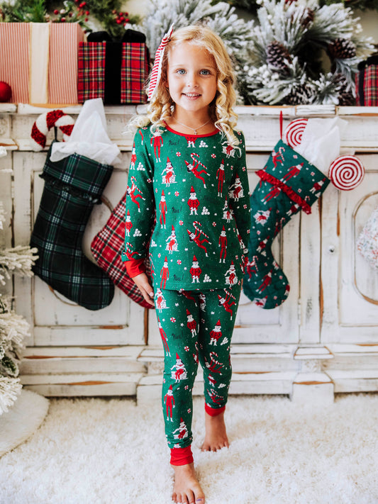 Cloud Fitted Pajamas - Elves