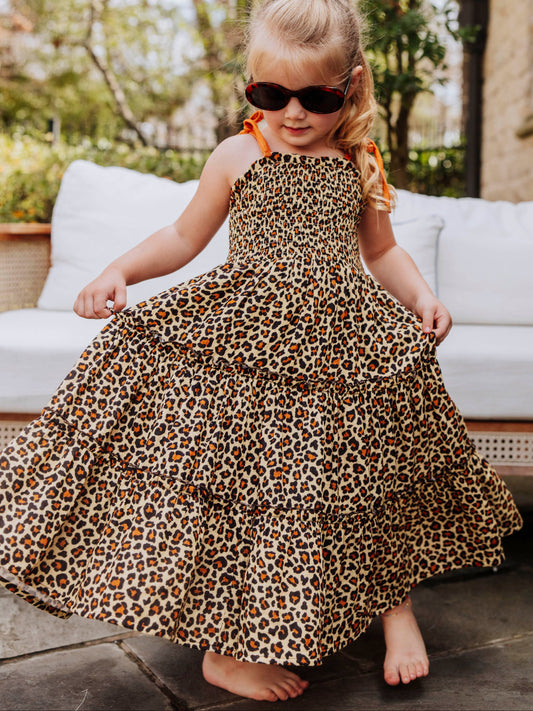 Beach Dress - Leopard