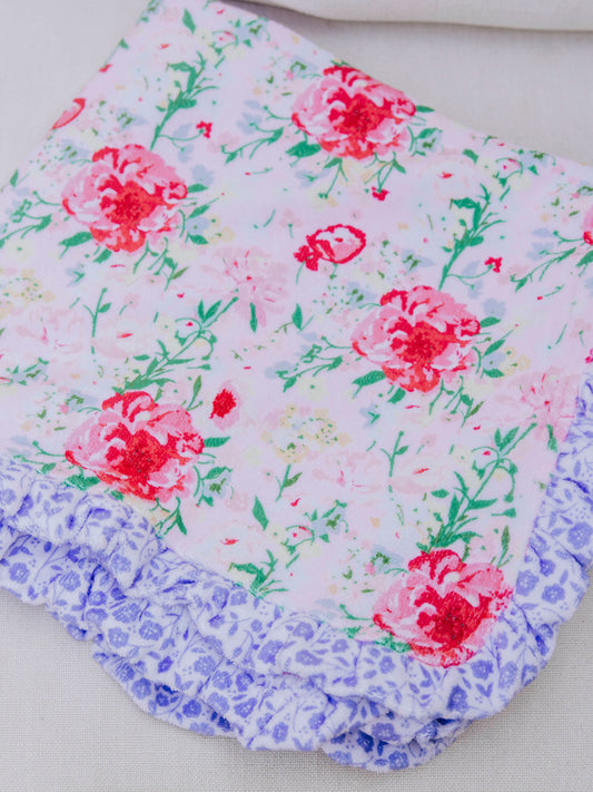 Ruffled Towel - Flower Girl