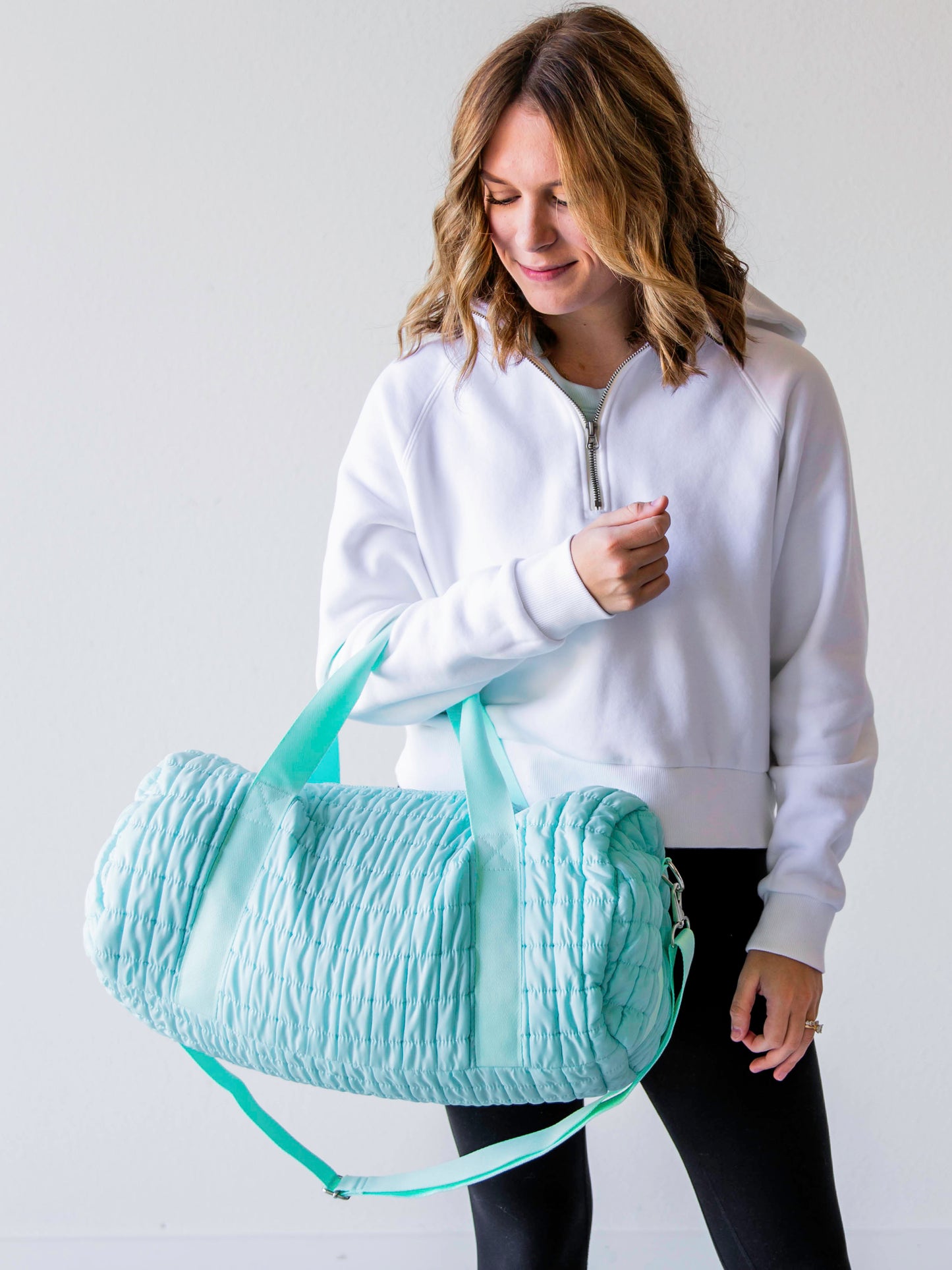 Puffer Duffle - Shimmering Sea