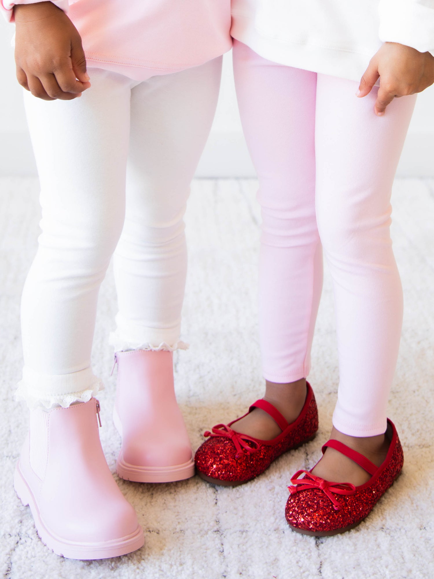 Warm Knit Leggings - Pink Bliss - SweetHoney Clothing