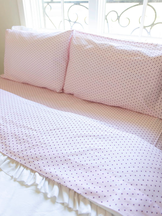 Sheet Set - Sugar Plum Dot