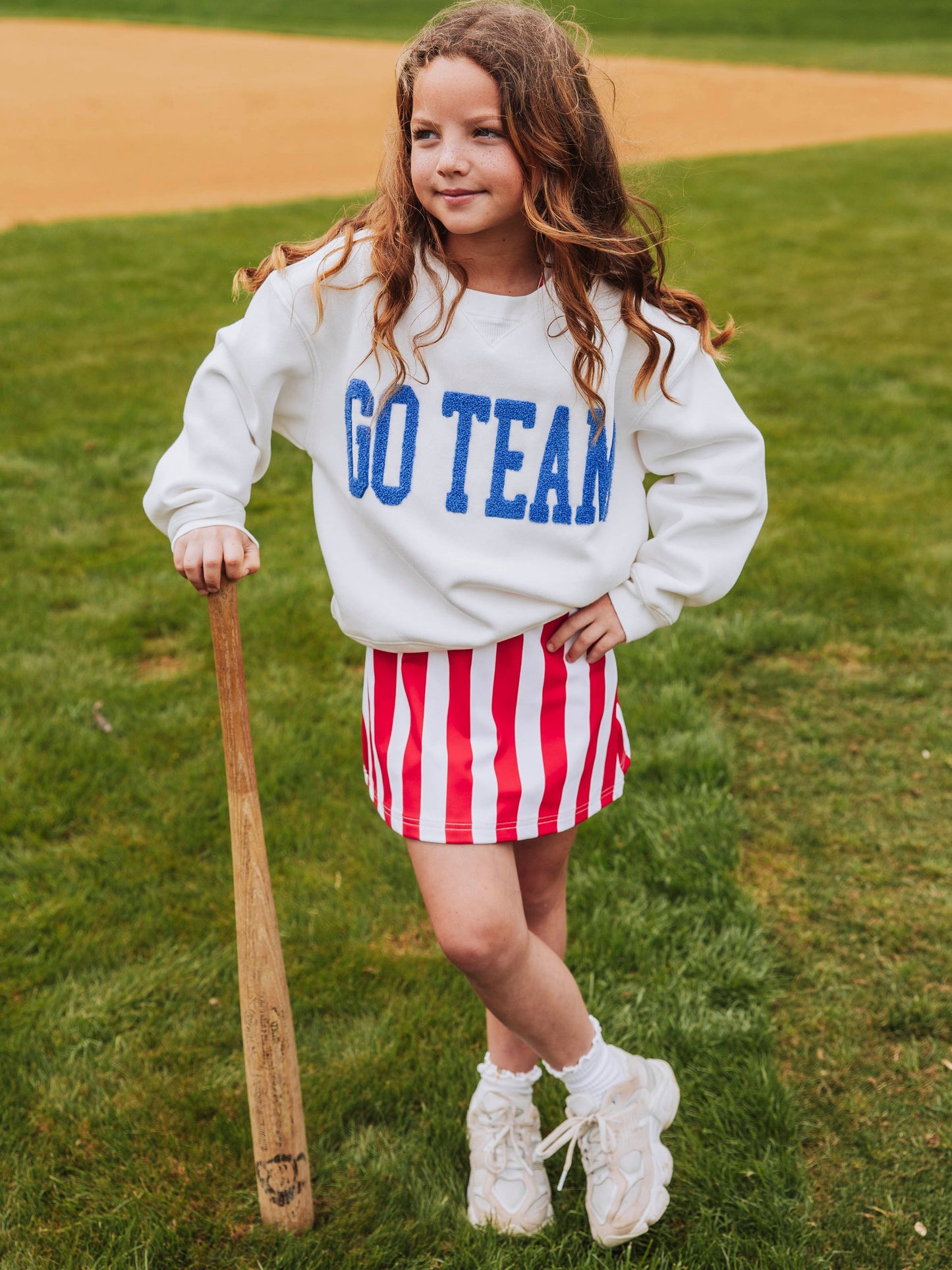Racerback Tank Dress - Home Run Stripes