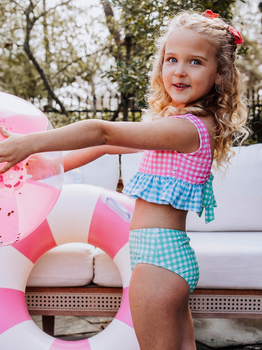 Classic Tankini - Gingham Mix
