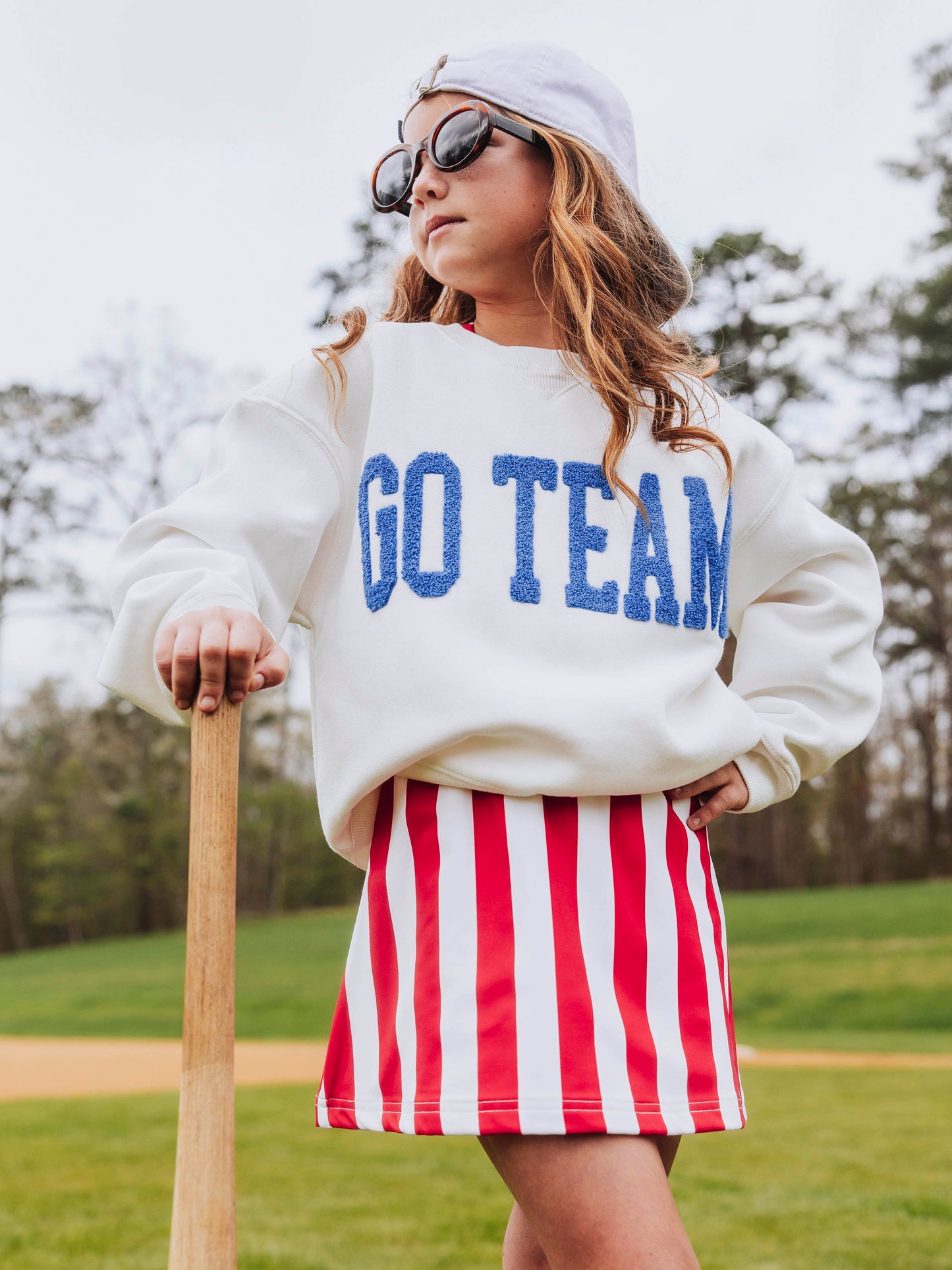 Racerback Tank Dress - Home Run Stripes