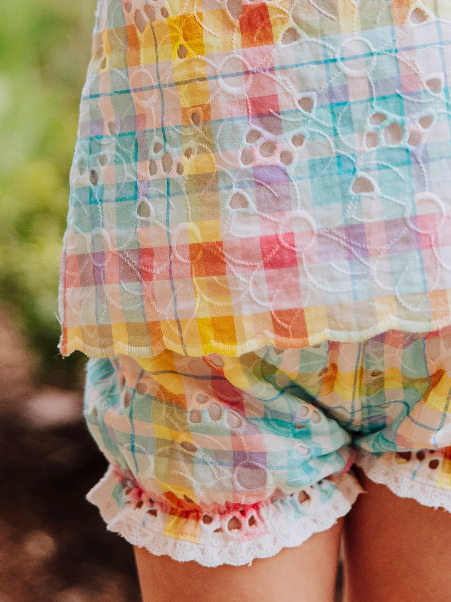 Lace Play Set - Sunny Day Plaid