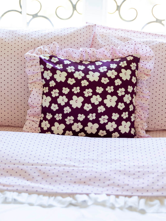 16 x 16 Pillow Cover - Sugar Plum Floral