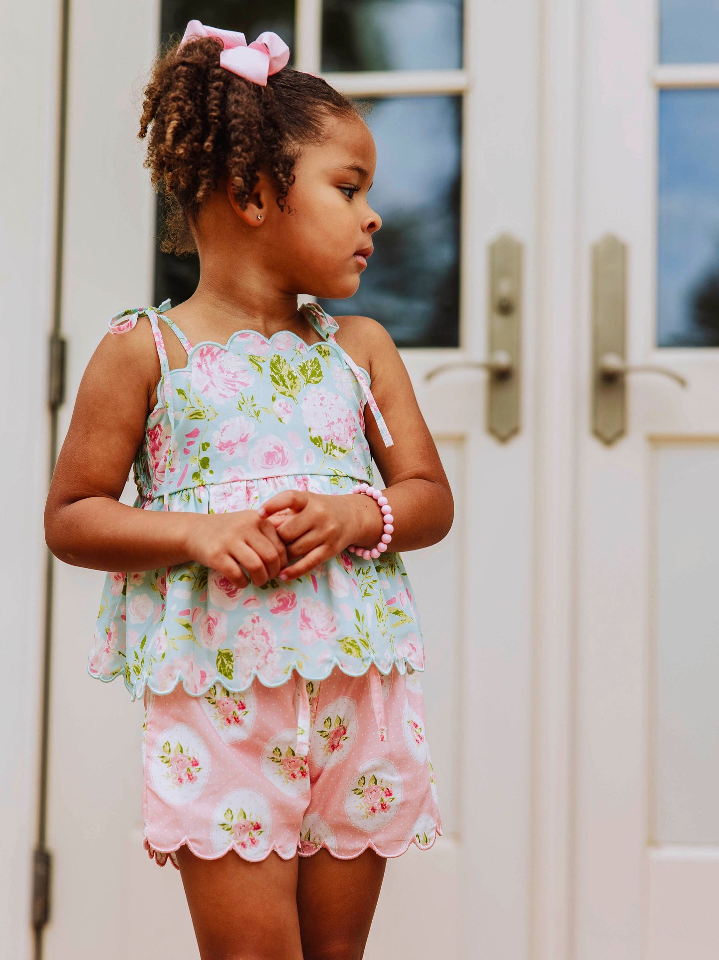 Scalloped Peplum Set - Breezy