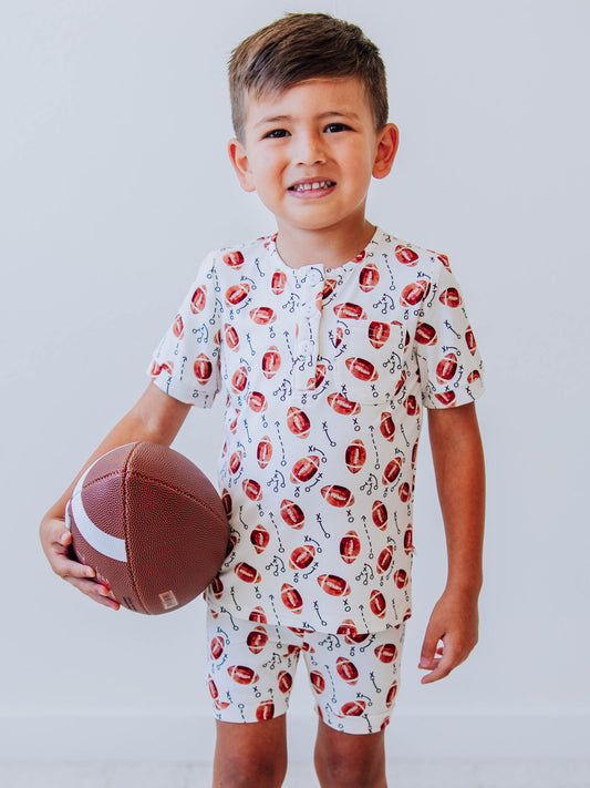 Cloud Short Set Pajamas - Gameplan