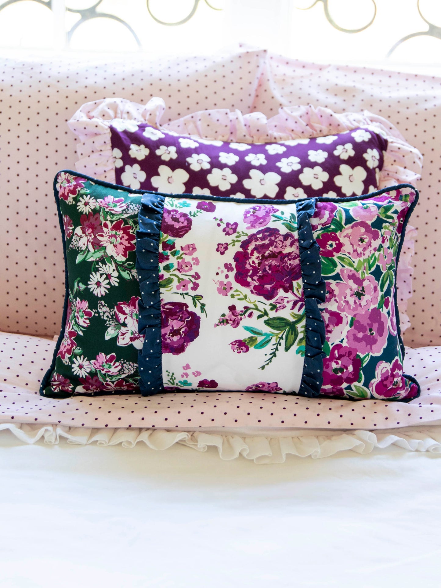 Boudoir Pillow Cover - Evelynn Blooms