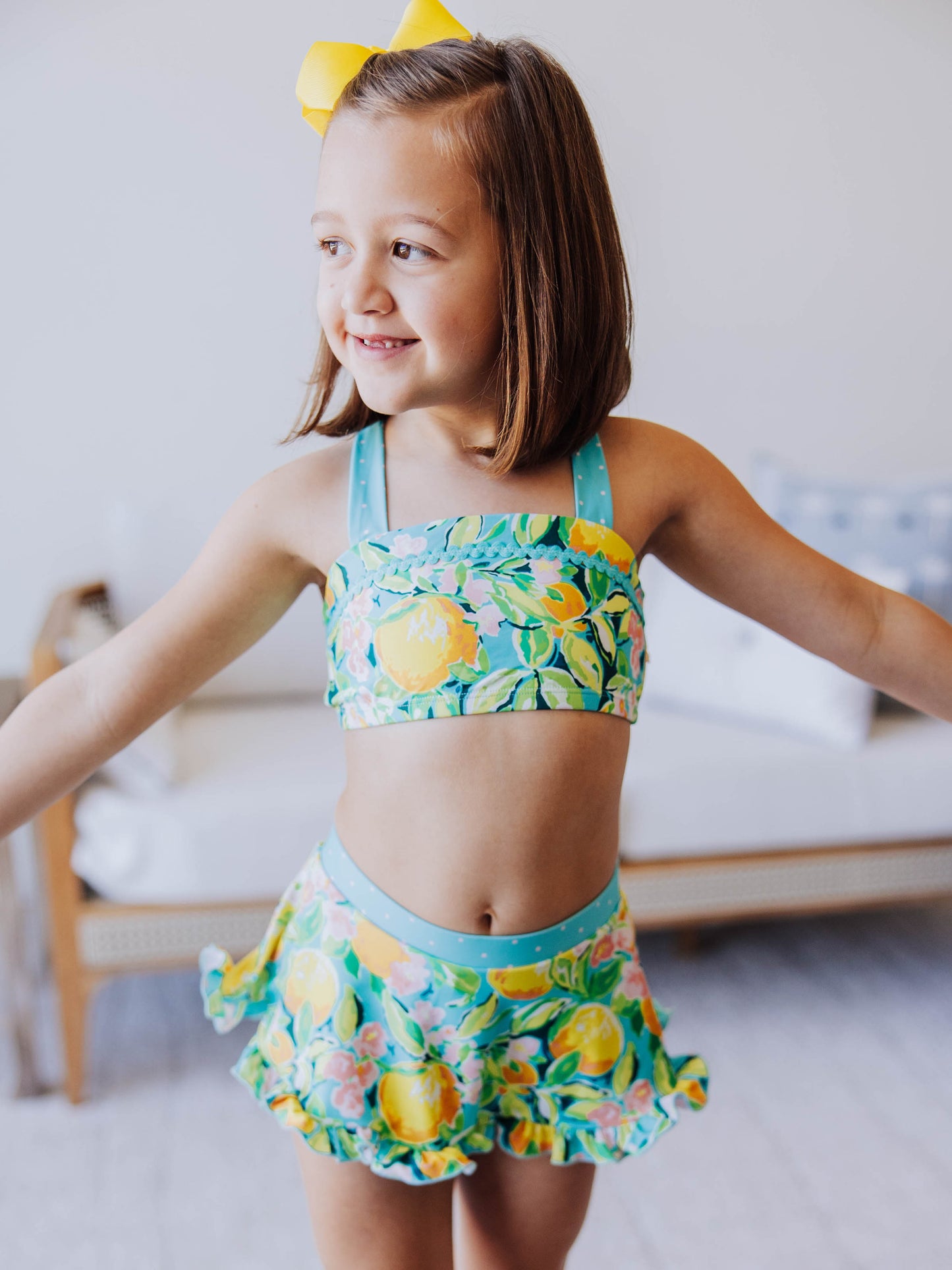 Marlow Tankini - Bright Lemon Floral