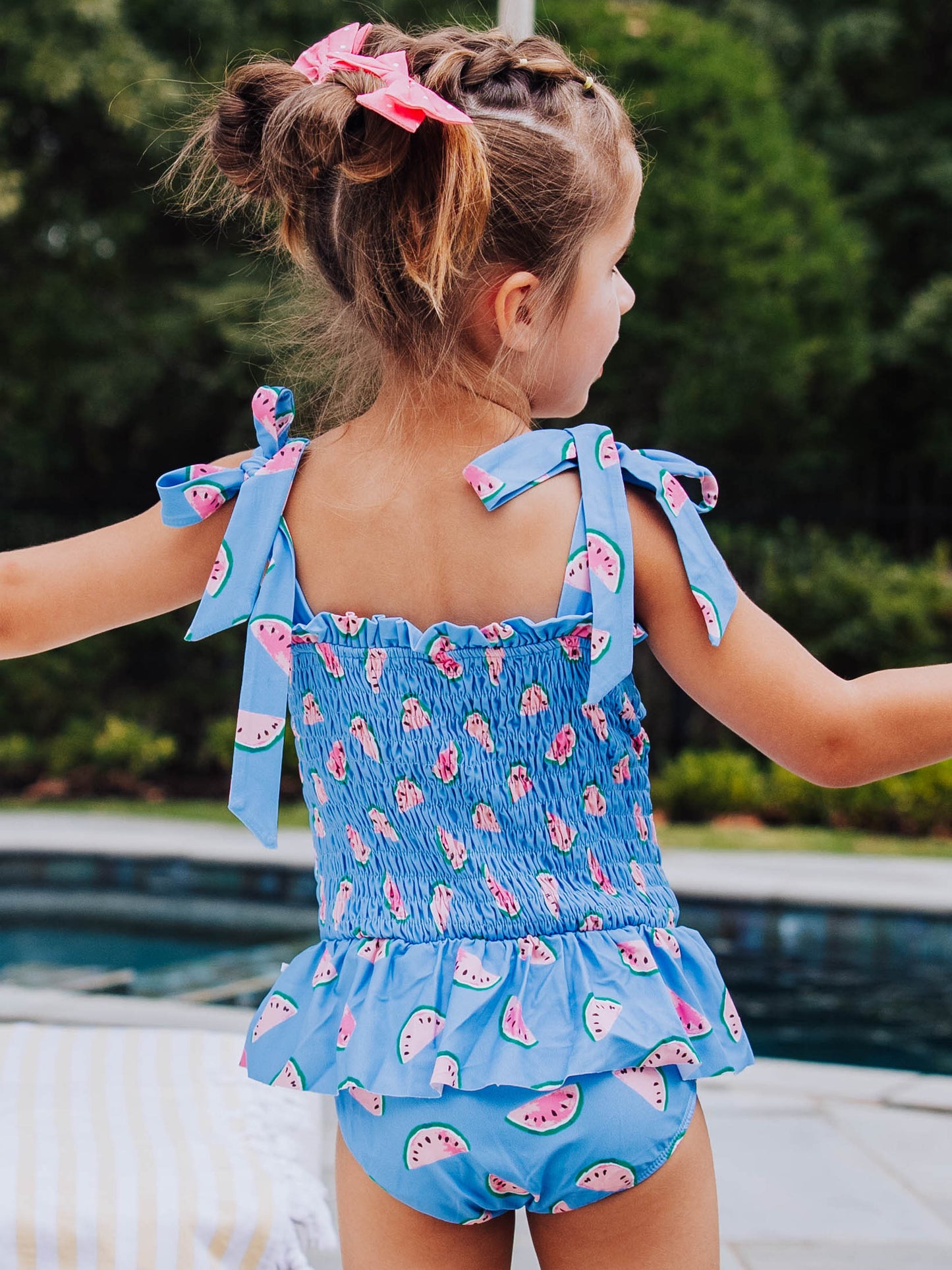 Smocked One Piece - Sweet Watermelon