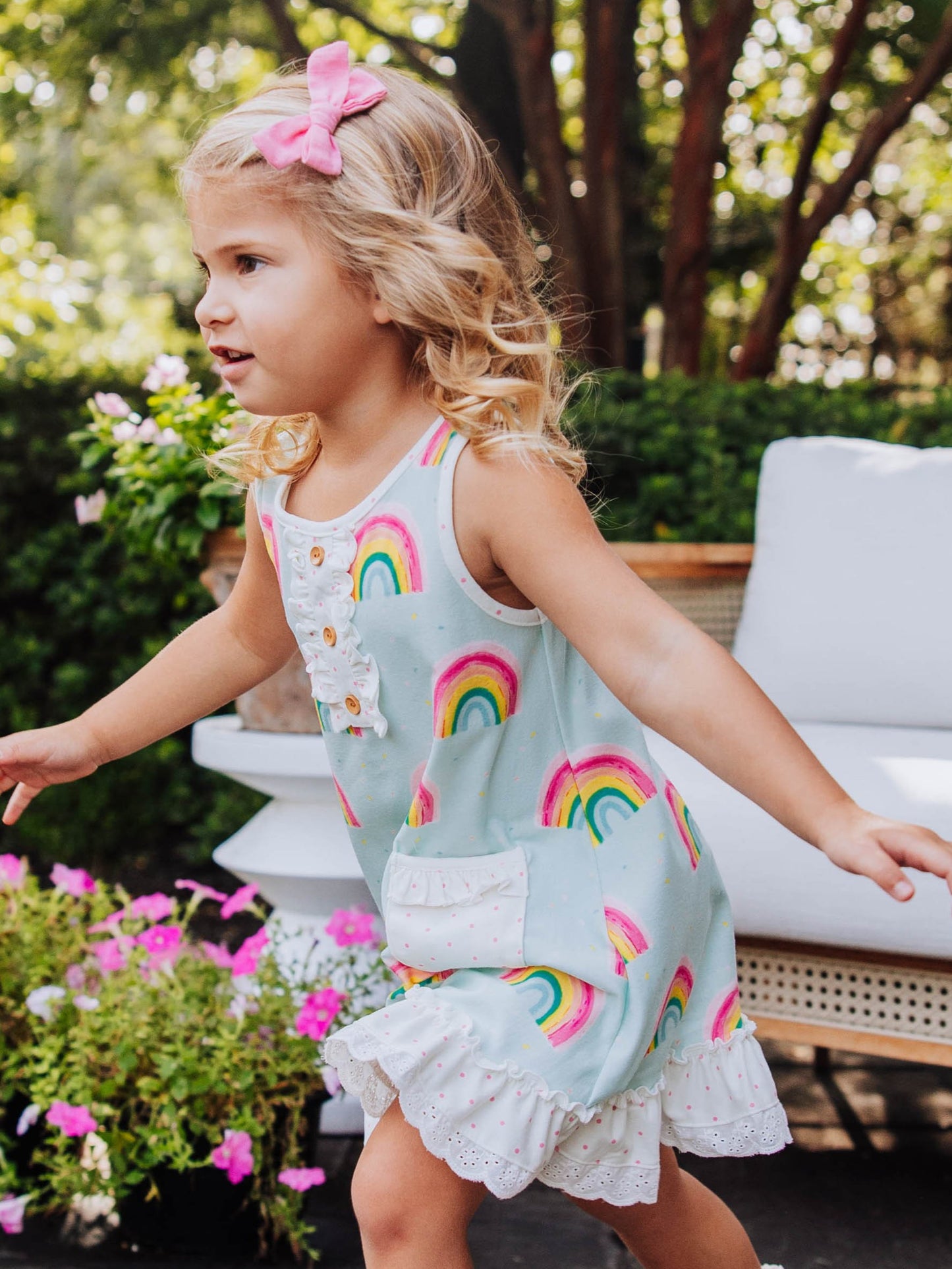 Everyday Play Dress - Candy Rainbows