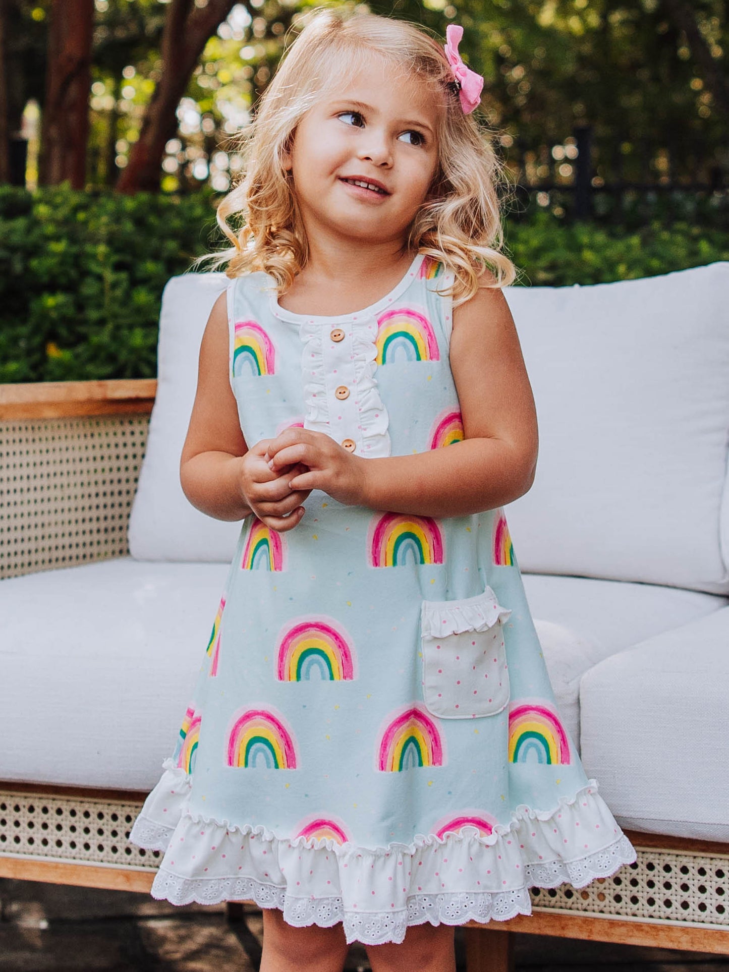 Everyday Play Dress - Candy Rainbows