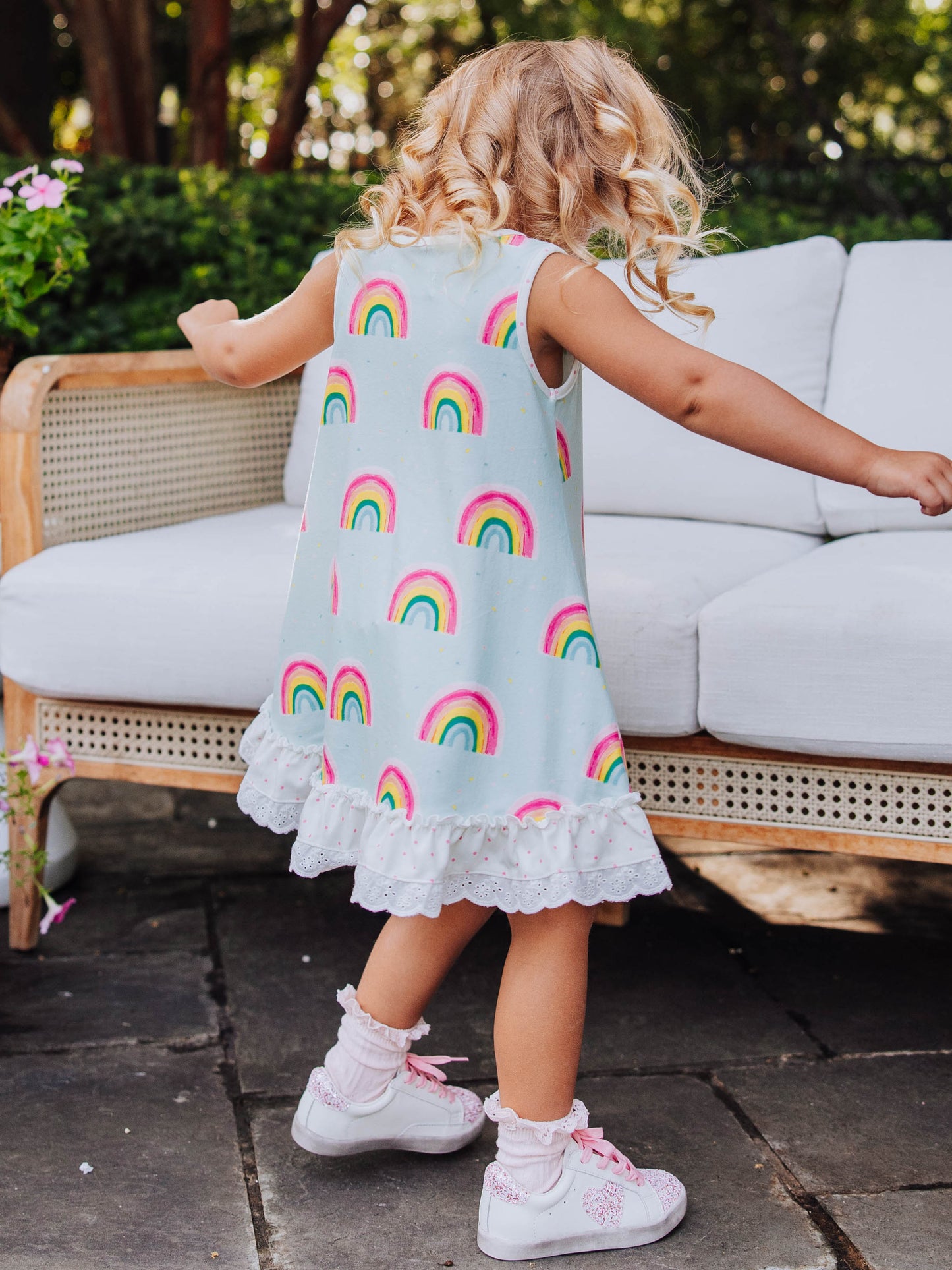 Everyday Play Dress - Candy Rainbows