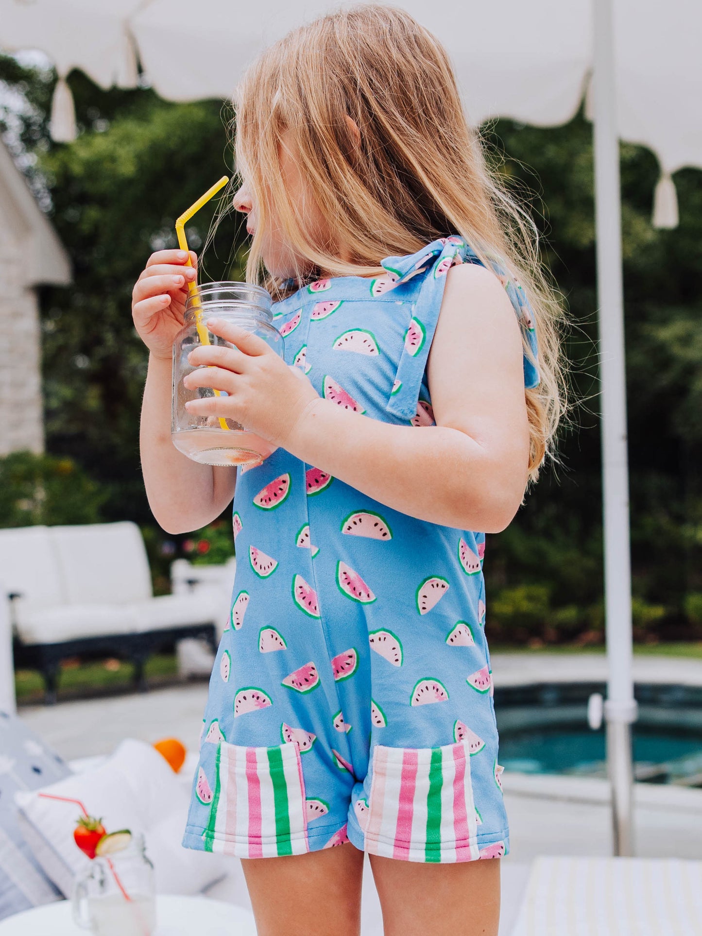 Tilly Romper - Sweet Watermelon