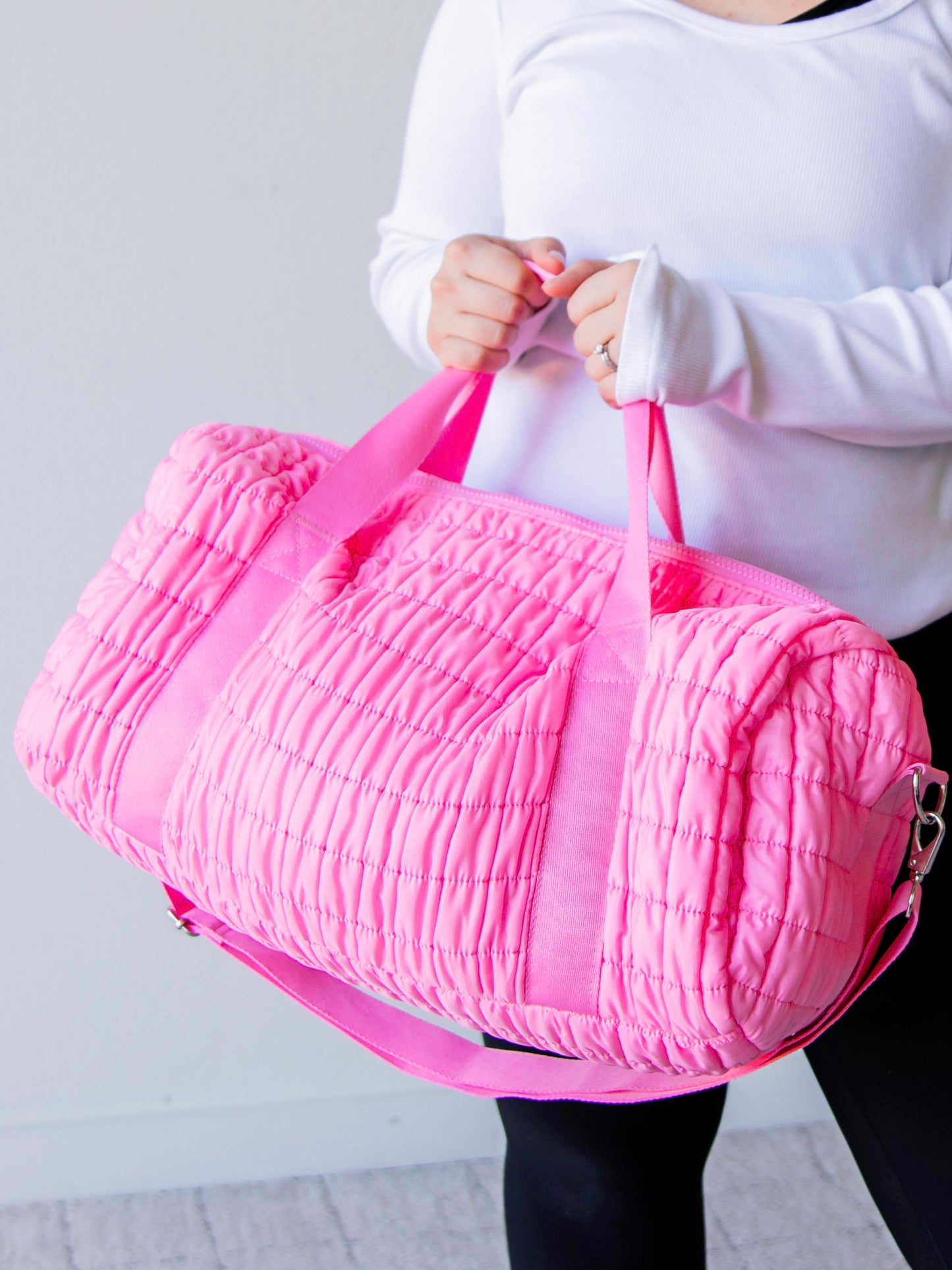 Puffer Duffle - Perfectly Pink