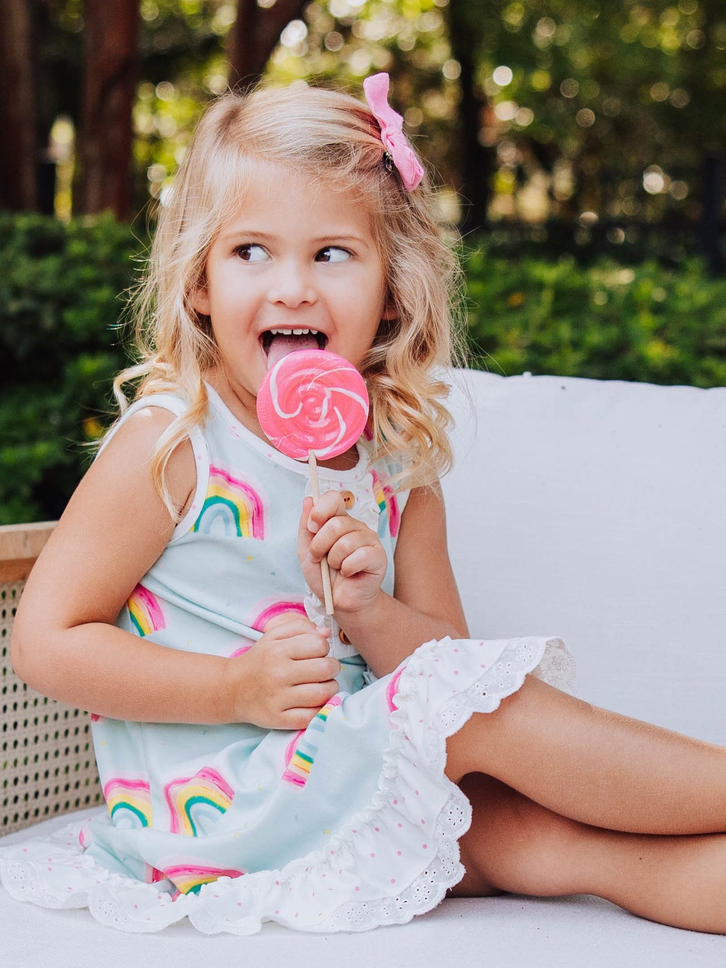 Everyday Play Dress - Candy Rainbows