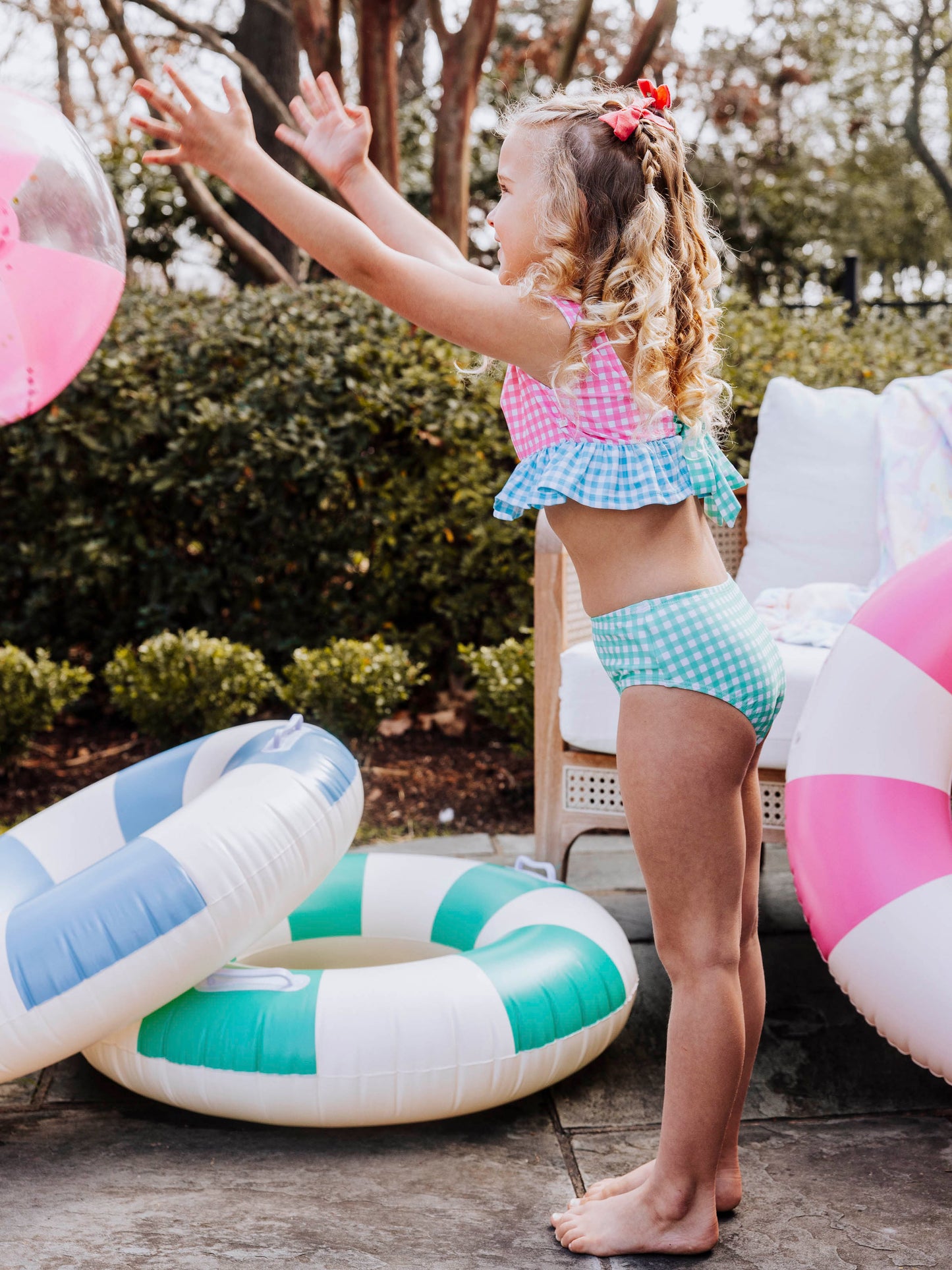 Classic Tankini - Gingham Mix