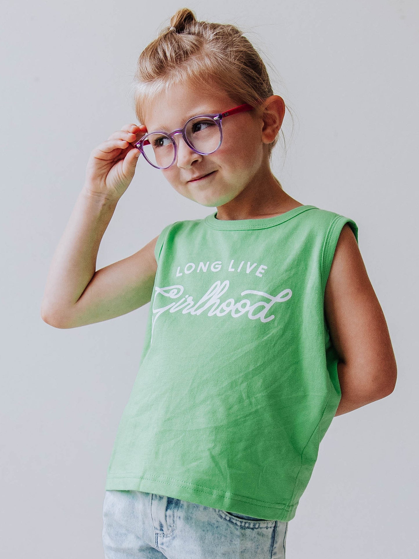 Graphic Tank - Girlhood Green