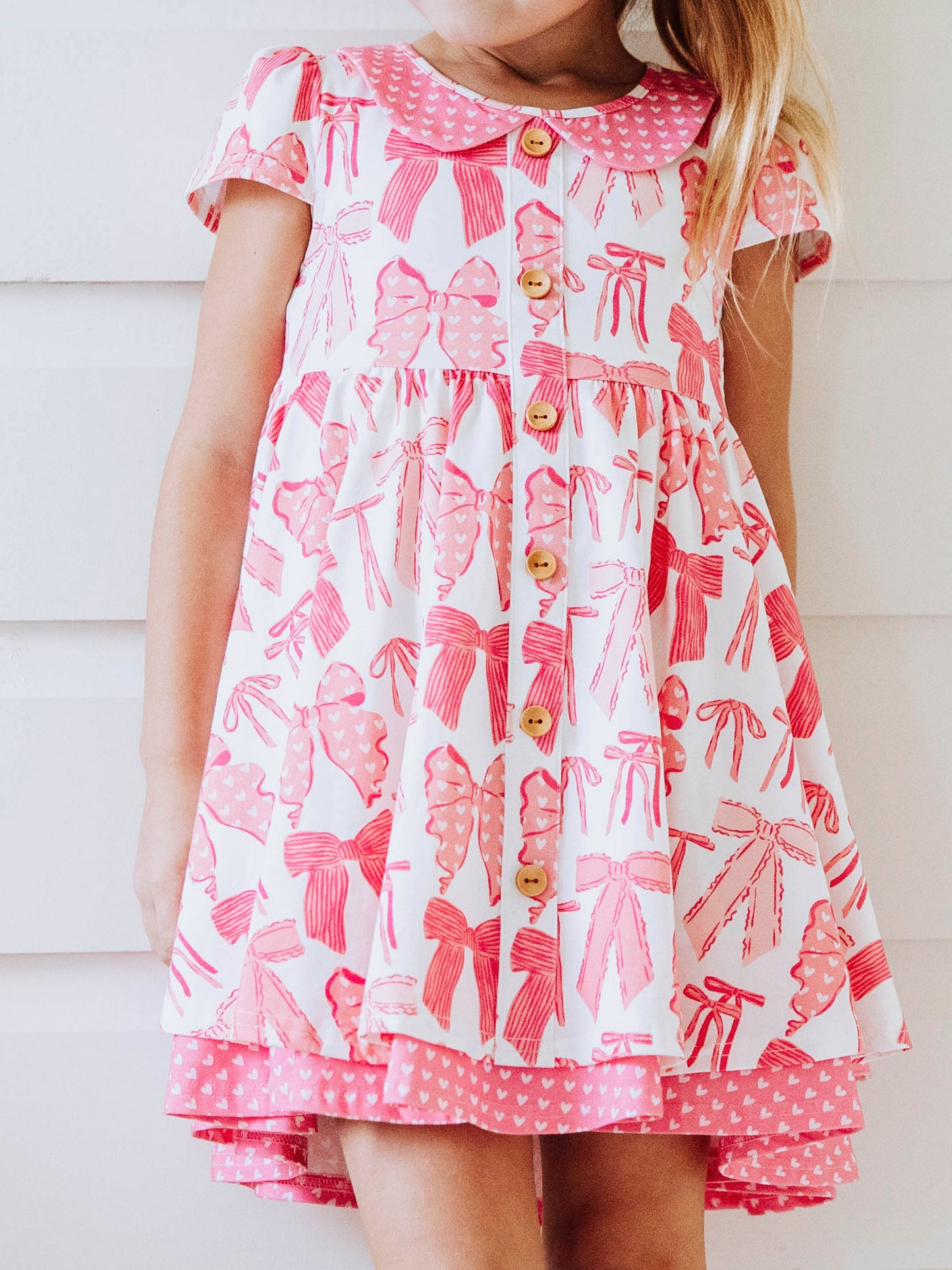 Prim Dress - Pretty Pink Bows