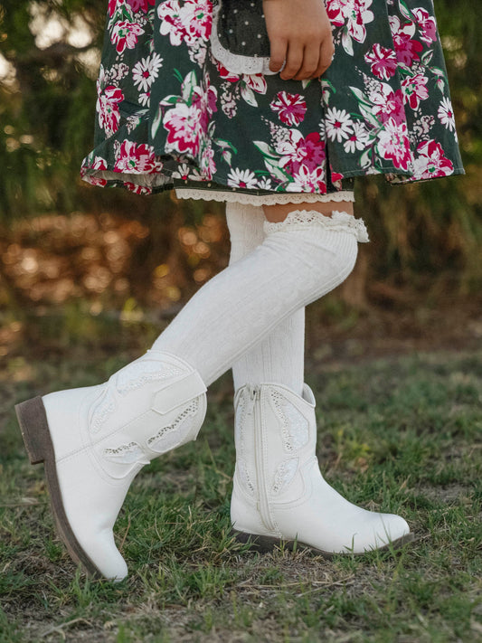 Boot Socks - Eggshell