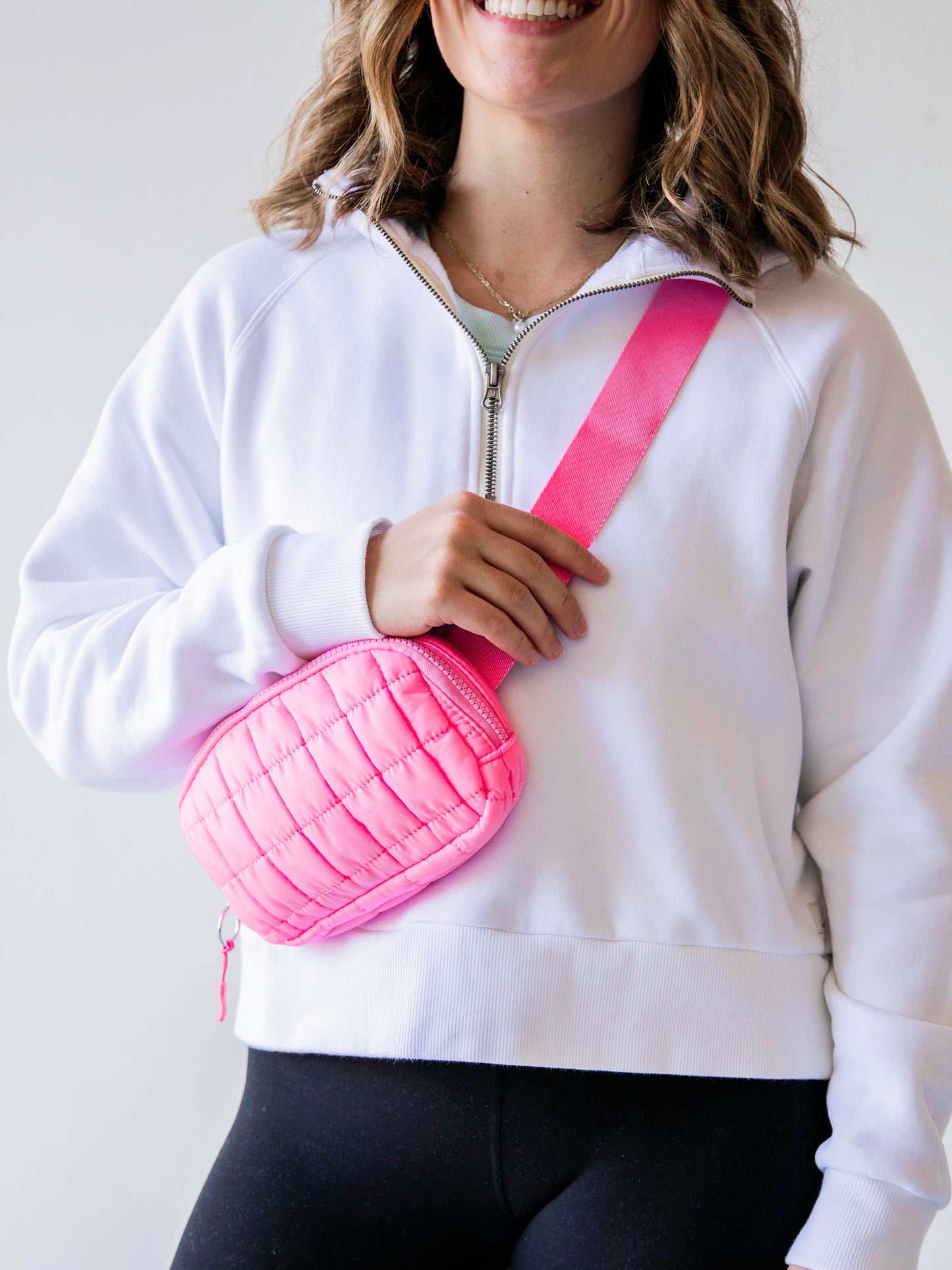 Puffer Belt Bag - Perfectly Pink