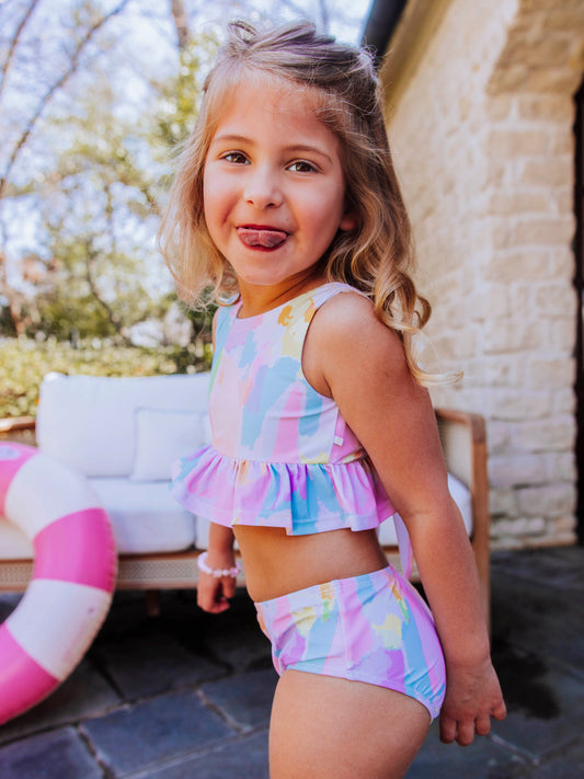 Classic Tankini - Cotton Candy Splash
