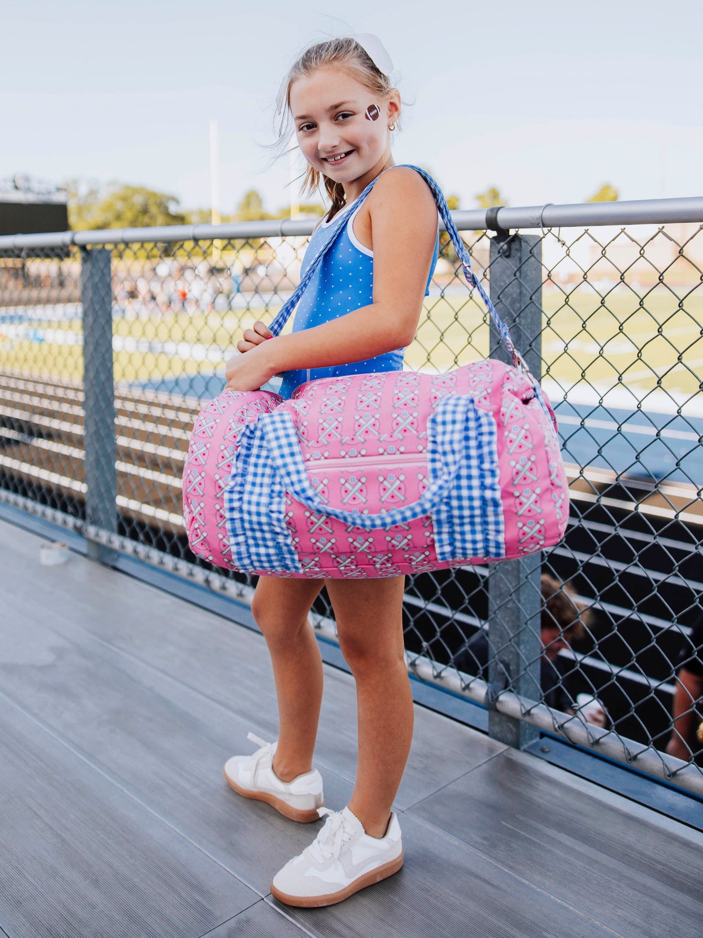 Everyday Duffle - Baseball Bats Pink