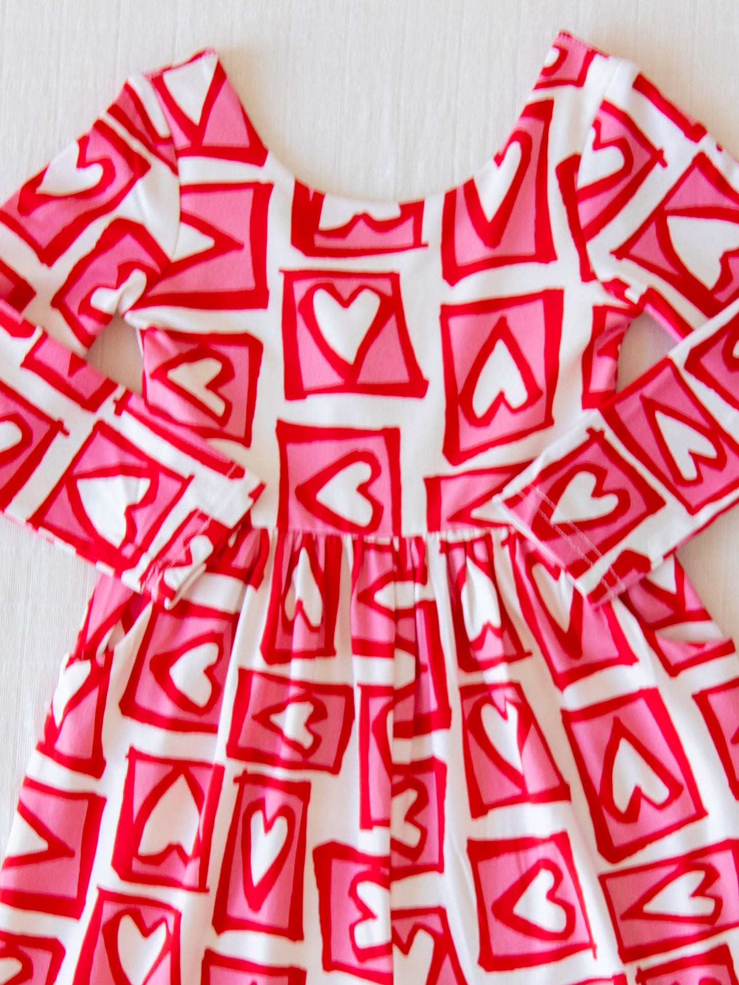 Leggy Romper - Fun Hearts