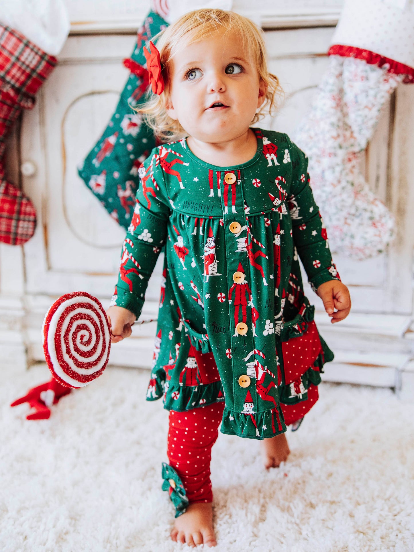 Girly Button Set - Elves